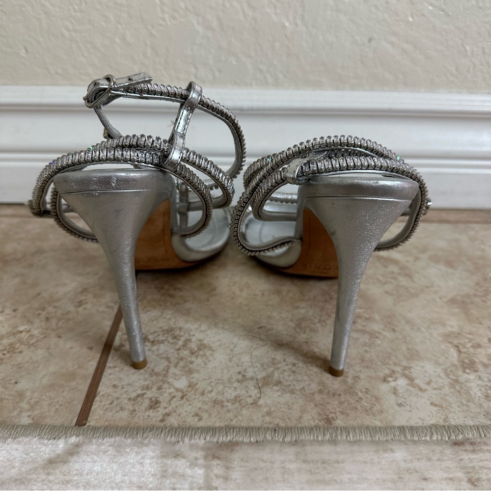 ALEXANDRE BIRMAN  Martina Crystal heels sandals 100 size 40 - Picture 10 of 10